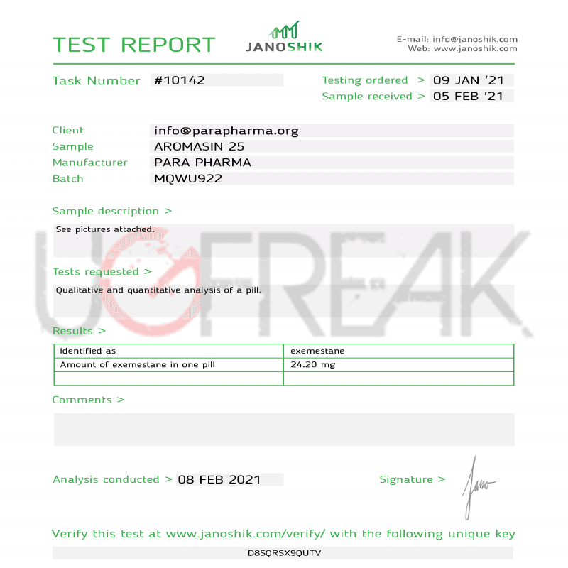 AROMASIN 25 Para Pharma INTL | UGFREAKS: Steroids For Sale Online | Buy Steroids USA AROMASIN 25 Para Pharma INTL | UGFREAKS: Steroids For Sale Online | Buy Steroids USA