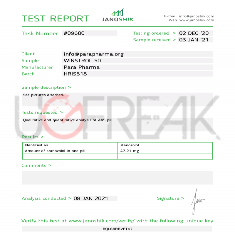 WINSTROL 50 Oral Para Pharma INTL | UGFREAK: Steroids for sale online | Buy Steroids In USA WINSTROL 50 Oral Para Pharma INTL | UGFREAK: Steroids for sale online | Buy Steroids In USA